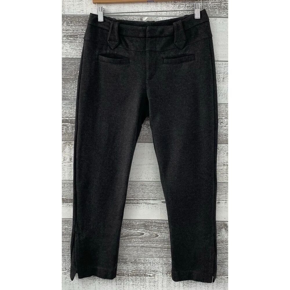 Cabi Barrister Ponte Ankle Pants Women's Size 6 Charcoal Gray (Fit 30x26)